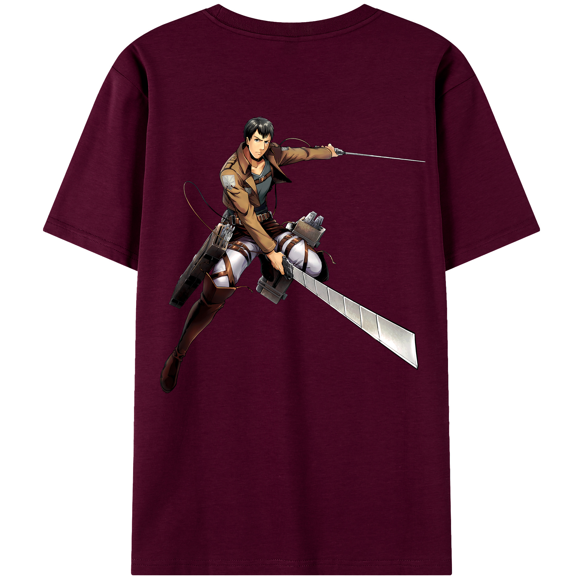 （画像用） 進撃の巨人 ベルトルト・フーバー Attack on Titan Bertholdt Hoover レディース半袖Tシャツ(バックプリント)